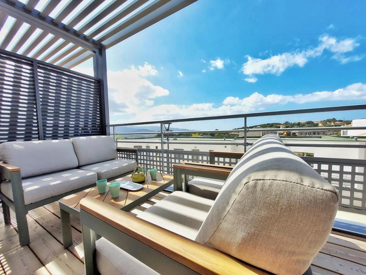 פורטיסיו Appartement Catalina - Double Terrasse - Wifi - Clim - Porticcio מראה חיצוני תמונה
